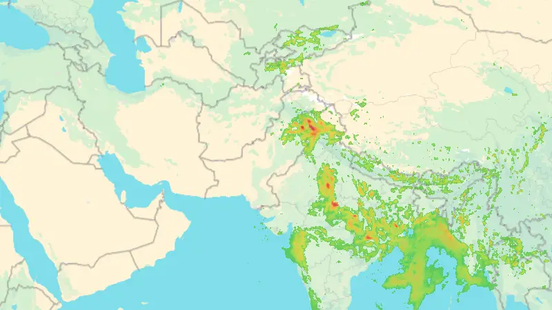 Niederschlag weather map