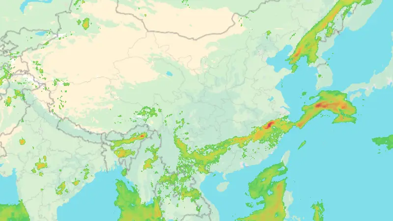Precipitazioni weather map