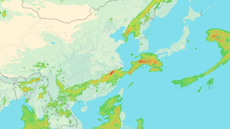 Niederschlag weather map