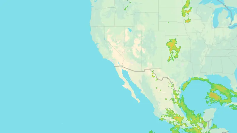 Précipitations weather map