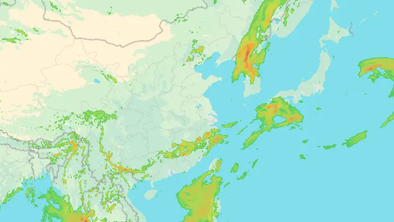 Niederschlag weather map