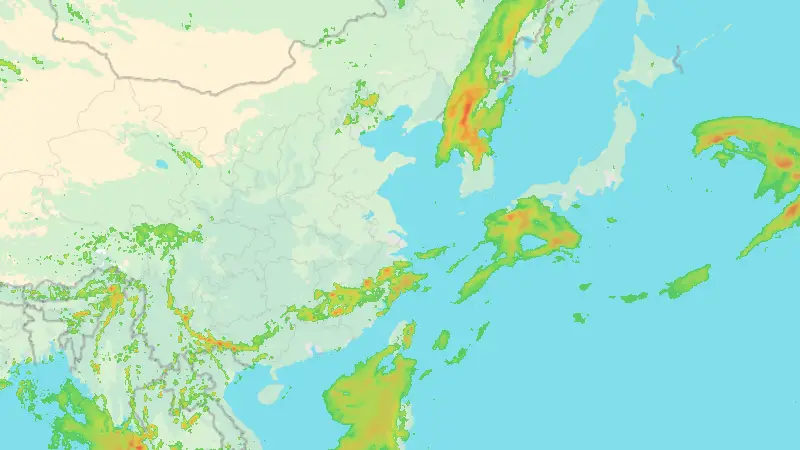 Niederschlag weather map