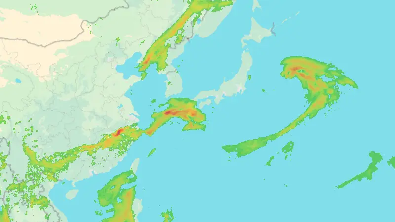 降水量 weather map