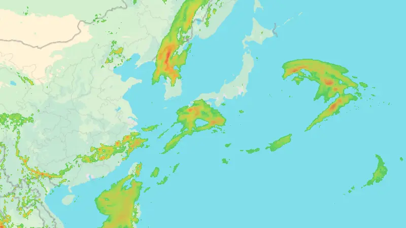 降水量 weather map
