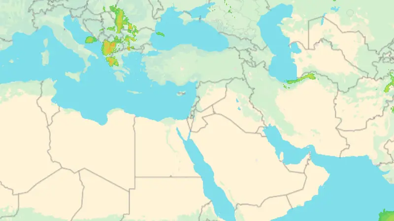 Csapadék weather map