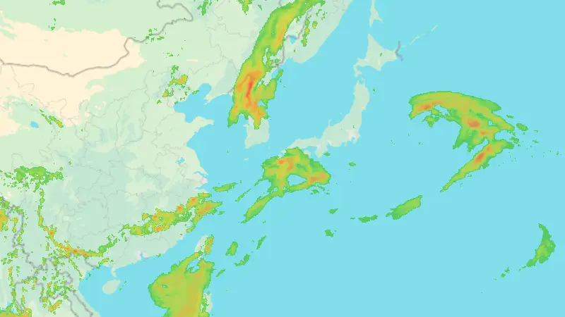 降水量 weather map