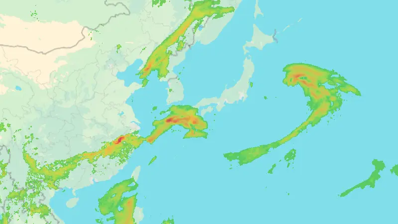 Niederschlag weather map