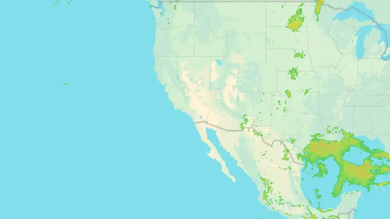 Precipitation weather map