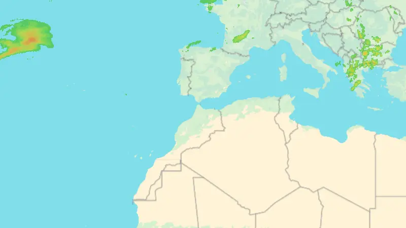 Niederschlag weather map