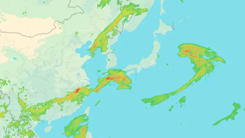 降水量 weather map