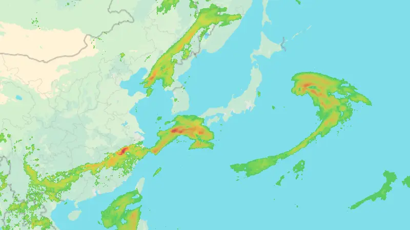 降水量 weather map