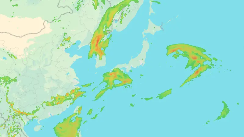 降水量 weather map