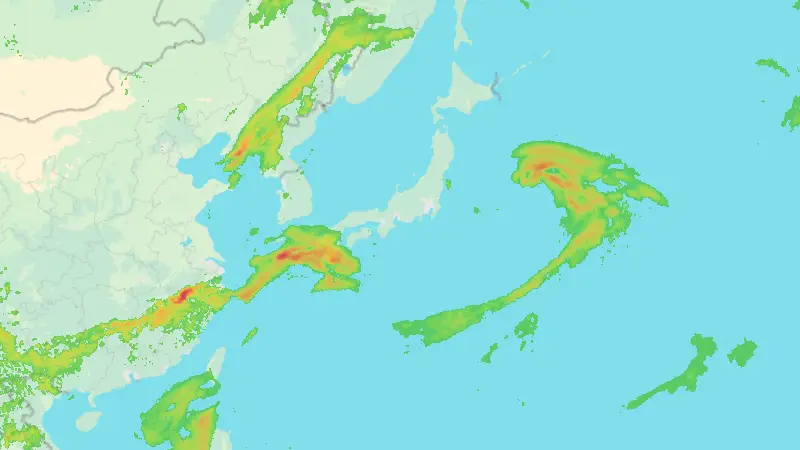 降水量 weather map