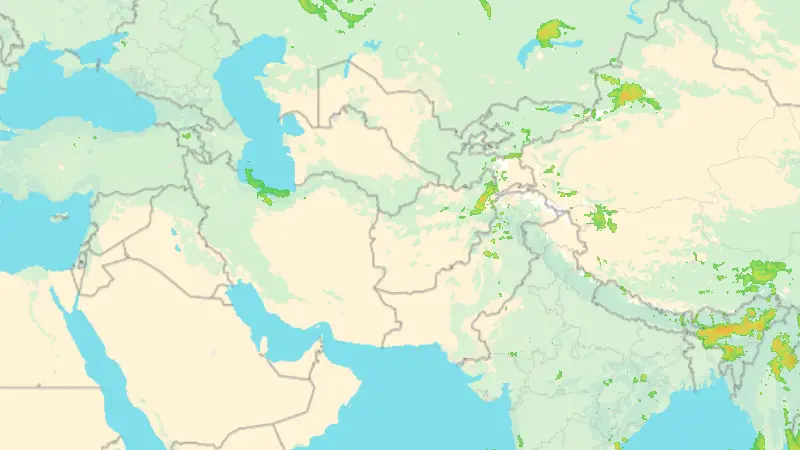 Precipitation weather map