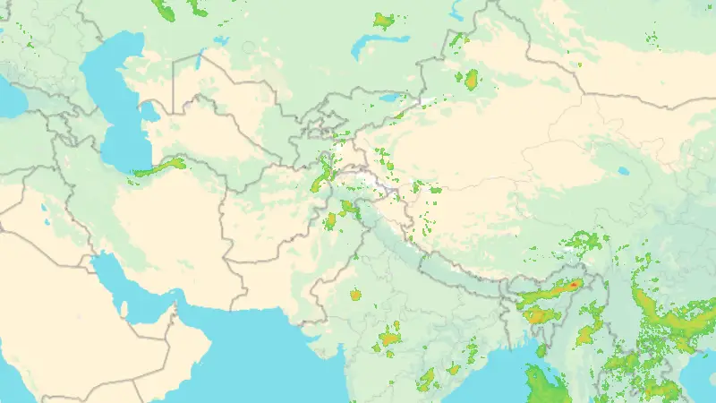 Precipitación weather map