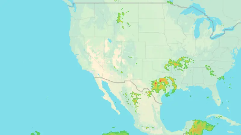 Nederbörd weather map
