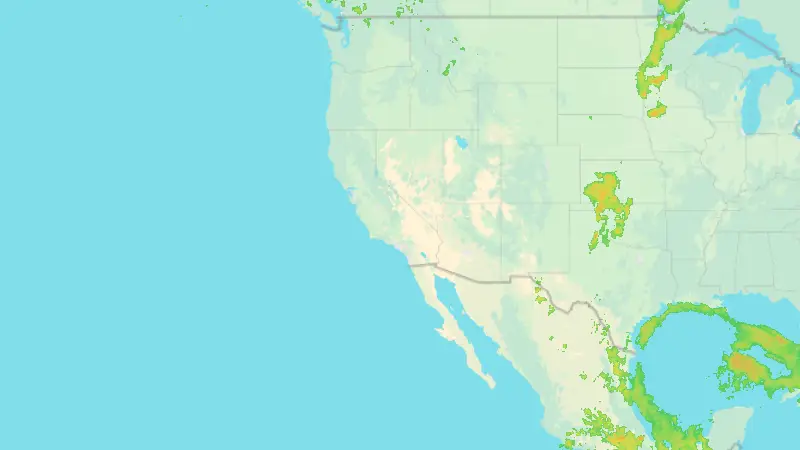 Precipitation weather map