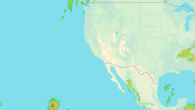 Nedbør weather map