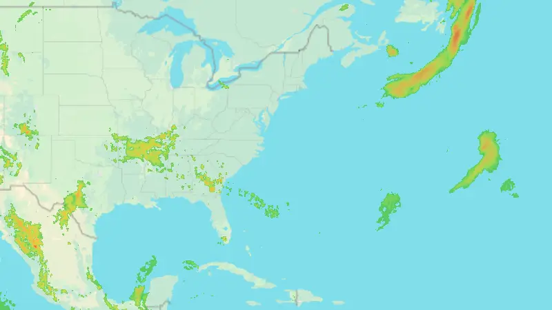 Sademäärä weather map