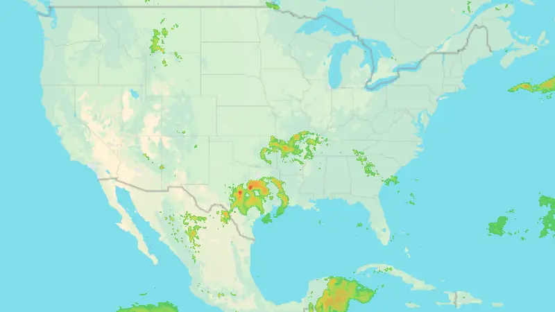 Neerslag weather map