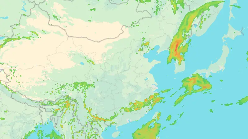 Precipitații weather map