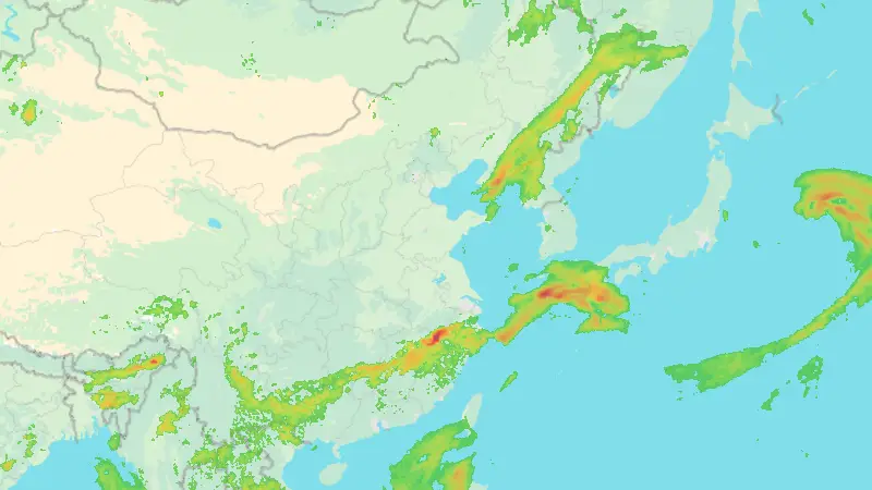 पाऊस weather map