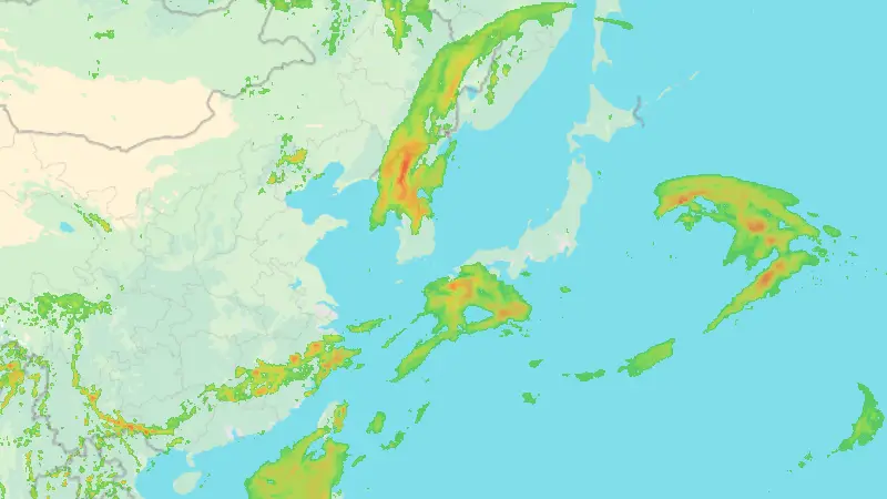 Precipitazioni weather map