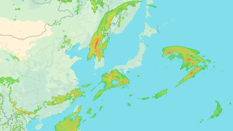 降水量 weather map