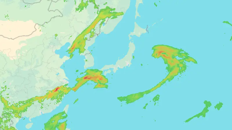 Niederschlag weather map