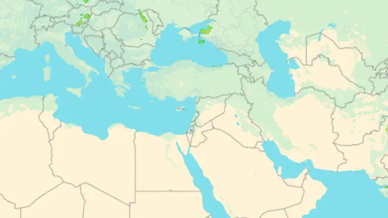Падавине weather map