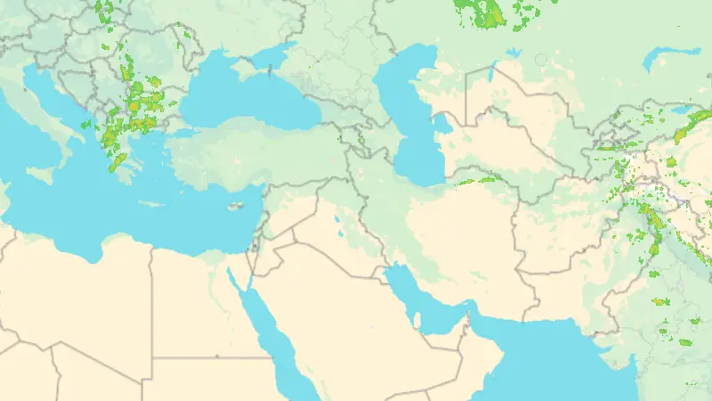 Precipitazioni weather map