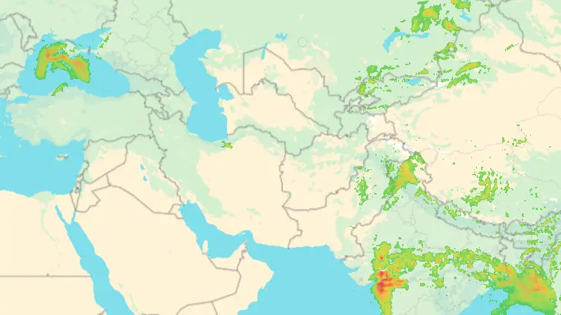 Precipitazioni weather map