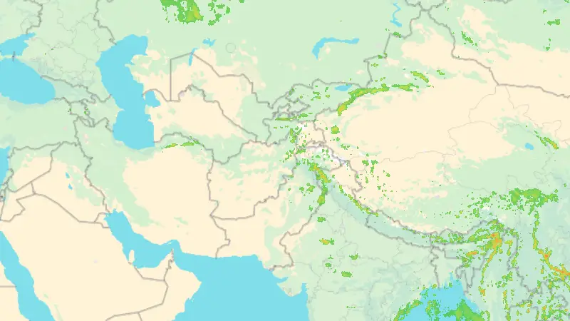Βροχόπτωση weather map