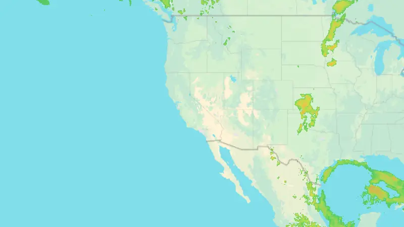 Precipitation weather map