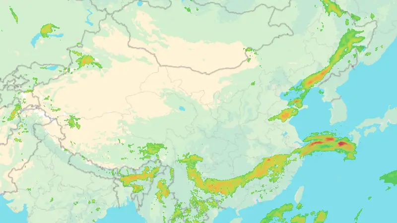 Srážky weather map