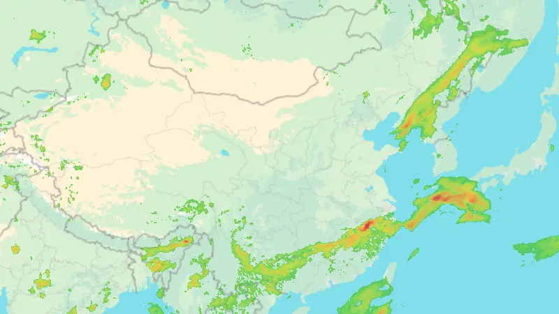 降水量 weather map