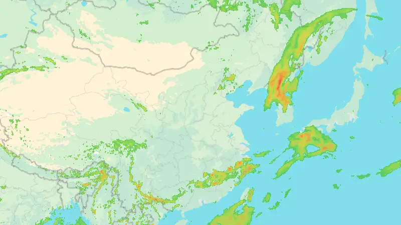 降水量 weather map