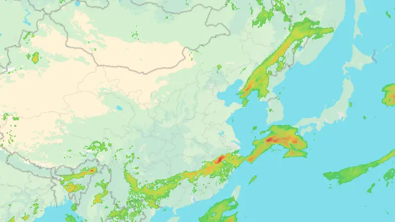 Niederschlag weather map