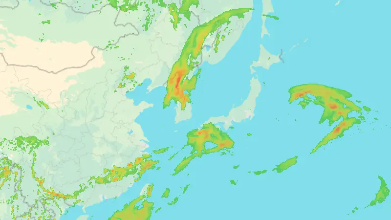 Niederschlag weather map