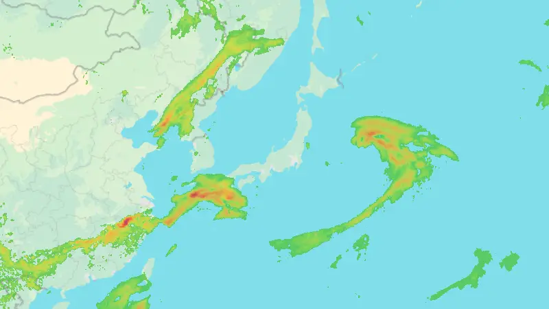 降水量 weather map