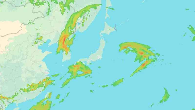 降水量 weather map