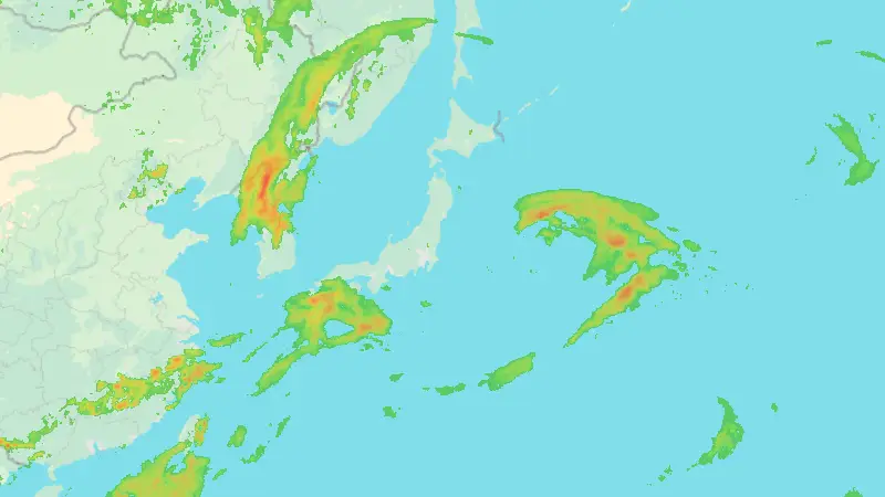 Niederschlag weather map