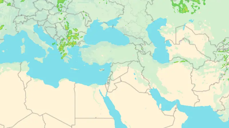 Yağış weather map