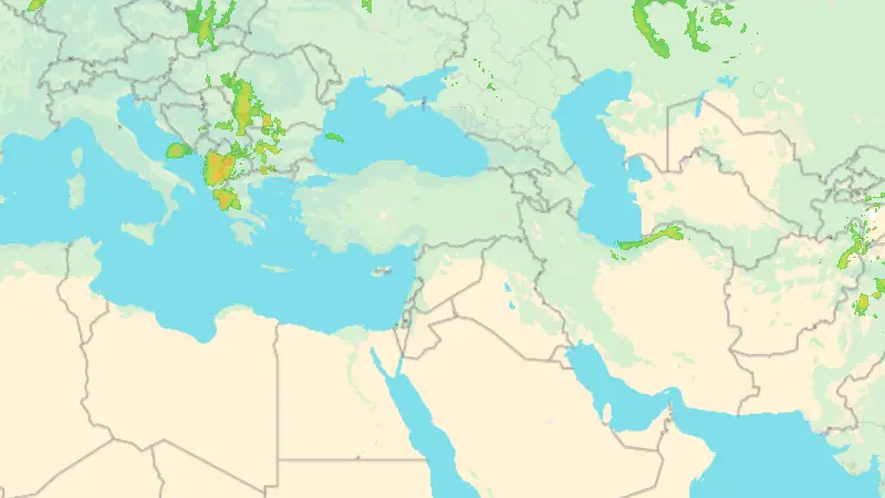 Yağış weather map