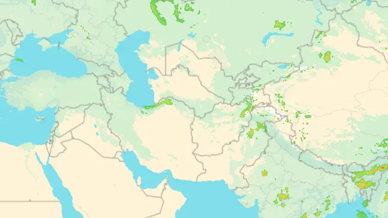 降水量 weather map