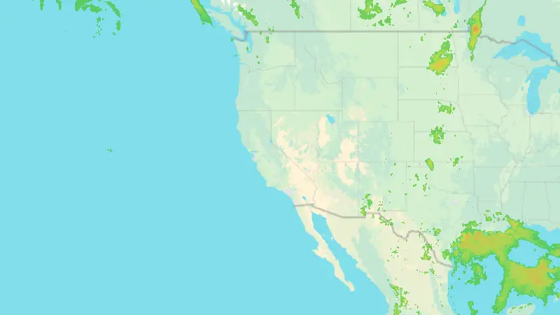 Precipitation weather map