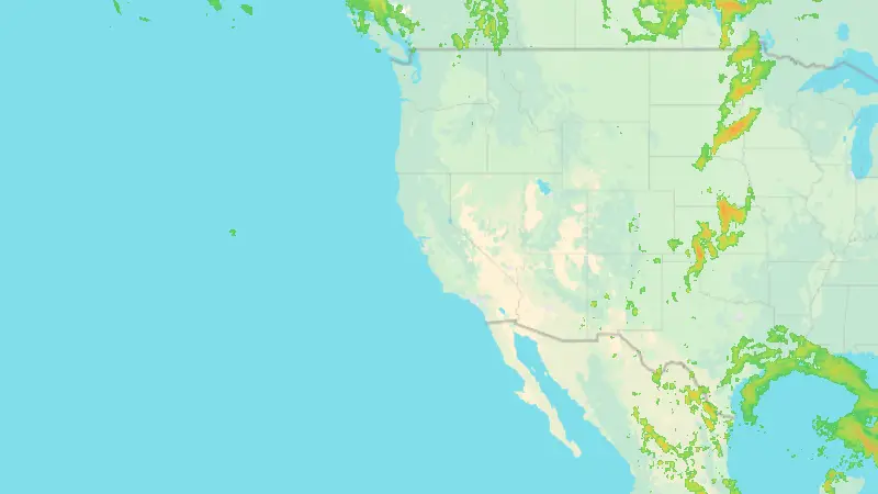 Precipitation weather map