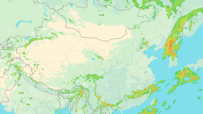 Precipitación weather map