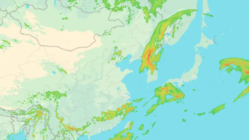 Niederschlag weather map