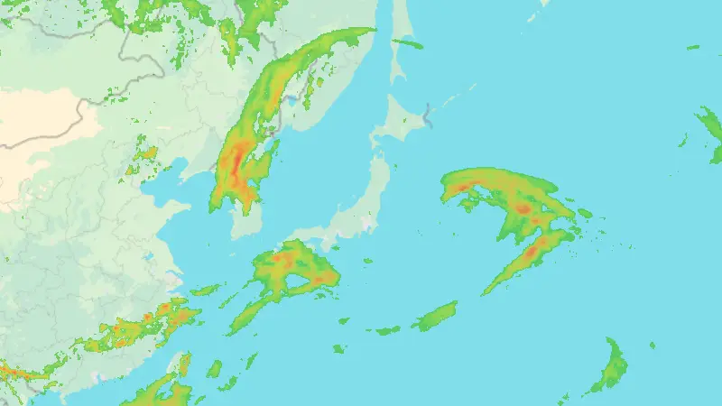 降水量 weather map